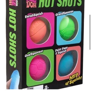 Nee Doh Hot Shots Kids Squish Toy Set - Multicolor
